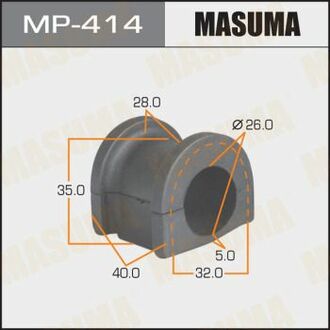 MP414 MASUMA Втулка стабилизатора переднего Honda CR-V (01-) (Кратно 2 шт) ()