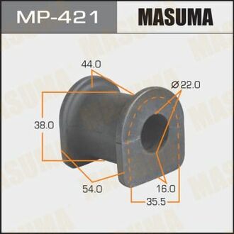 MP421 MASUMA Втулка стабілізатора MASUMA  /front/ RVR N6##, N7##, Chariot N8##, N9##   [уп.2]