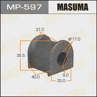 MP597 MASUMA Втулка стабилизатора заднього Toyota FJ Cruiser (06-09), Land Cruiser Prado (-00) (Кратно 2 шт) ()