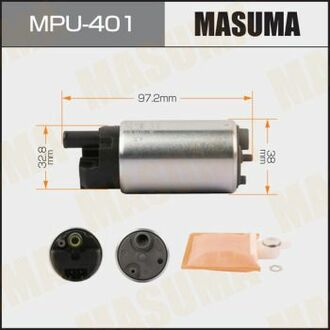 MPU401 MASUMA Бензонасос электрический (+сеточка) Honda/ Mazda/ Mitsubishi ()