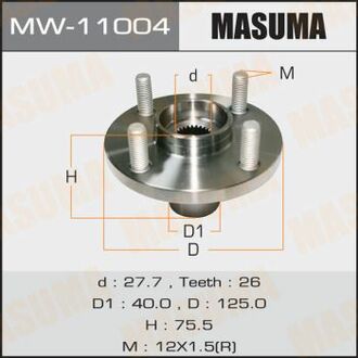 MW11004 MASUMA Ступица колеса ()