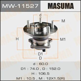 MW11527 MASUMA Ступица колеса ()