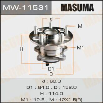 MW11531 MASUMA Ступица колеса ()