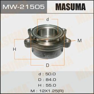 MW21505 MASUMA Ступица колеса заднього в сборе з подшипником Infinity FX 35 (02-08) ()