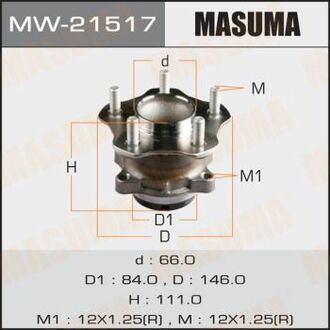 MW21517 MASUMA Ступица колеса ()
