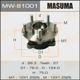 MW81001 MASUMA Ступица колеса ()