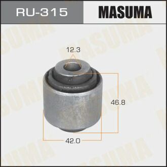 RU315 MASUMA Сайлентблок задней поперечной тяги Honda Civic (01-05), CR-V (01-16), FR-V (05-09) ()