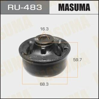 RU483 MASUMA Сайлентблок переднего нижнего рычага задний Toyota Auris (06-12), Avensis (11-), Corolla (06-), Prius (09-15) ()