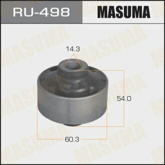 RU498 MASUMA Сайлентблок переднего нижнего рычага задний Mitsubishi ASX (10-), Colt (02-12), Lancer (07-), Outlander (06-) ()