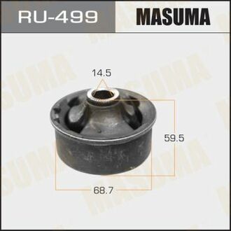 RU499 MASUMA Сайлентблок переднего нижнего рычага задний Toyota Avensis (03-08) ()