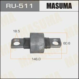 RU511 MASUMA Сайлентблок заднего продольного рычага Mazda 6 (02-07) ()