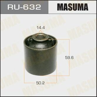 RU632 MASUMA Сайлентблок заднього продольного нижнего рычага Toyota Land Cruiser Prado (02-) ()