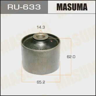RU633 MASUMA Сайлентблок заднього продольного нижнего рычага Toyota Land Cruiser (07-) ()