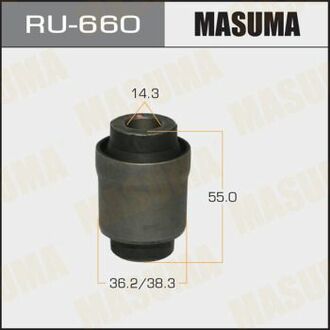 RU660 MASUMA Сайлентблок заднего поперечного рычага Infinity QX 56 (05-10) ()