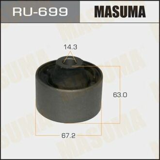RU699 MASUMA Сайлентблок переднего нижнего рычага передний Honda Civic (12-) ()
