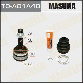 TOA01A48 MASUMA ШРУС 23x58x26 x48 TOYOTA COROLLA (02-12), TOYOTA AVENSIS (03-08) ()