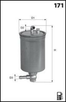 ELG5338 MECAFILTER Топливный фільтр