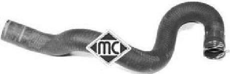 08674 Metalcaucho Патрубок радиатора Peugeot 206 1.9D (98-01) ()