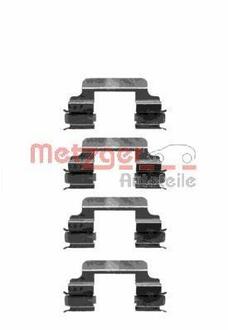109-1231 METZGER Комплектуючі, колодки дискового тормоза