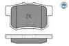 025 217 1914/PD MEYLE Комплект тормозных колодок, дисковый тормоз (фото 2)