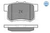 025 217 1914/W MEYLE Комплект тормозных колодок, дисковый тормоз (фото 2)