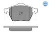 025 218 4919/W MEYLE Комплект тормозных колодок, дисковый тормоз (фото 2)