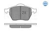 025 233 9219/W MEYLE Комплект тормозных колодок, дисковый тормоз (фото 2)