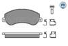 025 244 8419/PD MEYLE Комплект тормозных колодок, дисковый тормоз (фото 1)