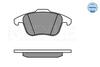 025 247 0520/W MEYLE Комплект тормозных колодок, дисковый тормоз (фото 2)