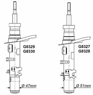 G8329 MONROE амортизатор