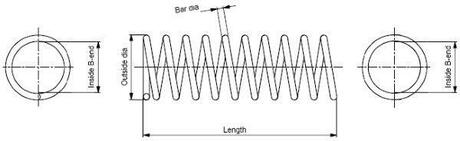 SP1158 MONROE Пружина ходовой части