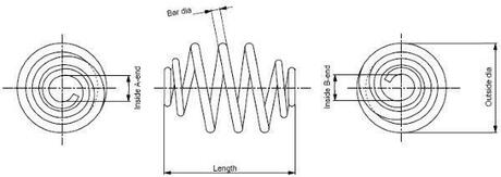 SP2212 MONROE Пружина ходової частини