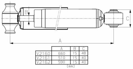 V2161 MONROE амортизатор