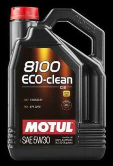 101545 MOTUL Олива мот 5W30 5L 8100 ECO-CLEAN C2 ACEA C2 =841551