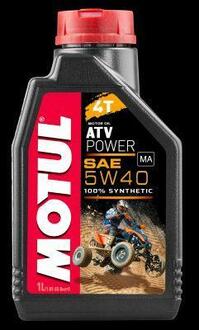 105897 MOTUL Олива для 4-х тактних двигунів синтетична Motul "4T ATV Power 5W40" 1л