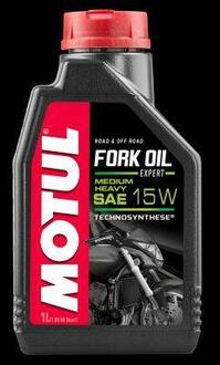 105931 MOTUL Олива амортизаторна Motul Fork Oil Expert Medium/Heavy 15W, 1л. Motul 105931 оригінальна запчастина