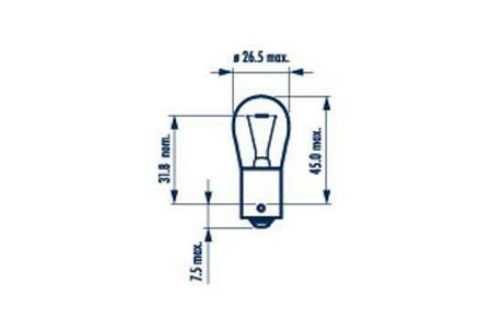 17635 NARVA Лампа накаливания, фонарь указателя поворота; Лампа накаливания, основная фара; Лампа накаливания, фонарь сигнала торможения; Лампа накаливания, фонарь освещения номерного знака; Лампа накаливания, задняя противотуманная фара; Лампа накаливания, фара