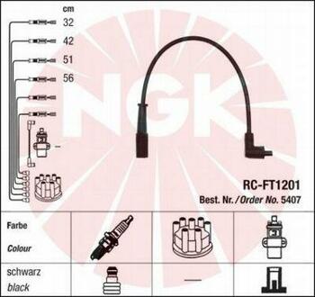 5407 NGK Комплект проводов зажигания