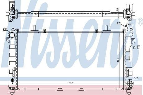 61005 NISSENS Радиатор, охлаждение двигателя