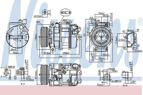 890358 NISSENS KOMPRESOR KLIMATYZACJI BMW