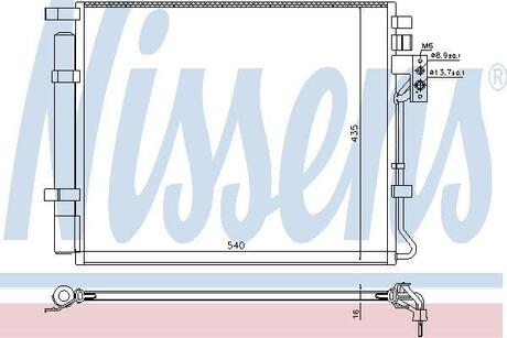 940594 NISSENS Конденсатор, кондиционер