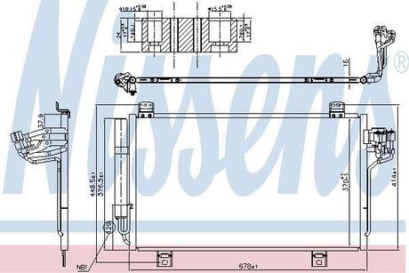 940775 NISSENS Радiатор кондицiонера