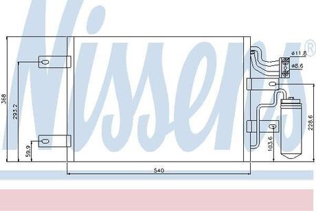 94882 NISSENS Конденсер кондиціонера