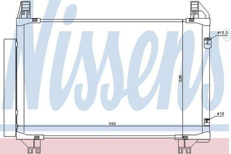 94991 NISSENS Конденсер кондиціонера