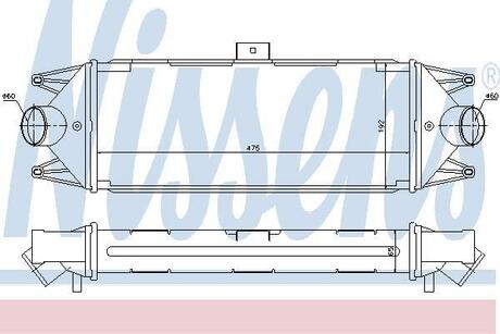 96727 NISSENS Интеркулер