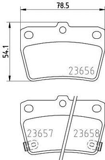 NP1081 Nisshinbo Колодки тормозные дисковые задні Toyota RAV-4/Chery Tiggo 1.8, 2.0, 2.4 (00-) ()