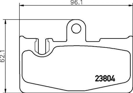 NP1102 Nisshinbo Колодки тормозные дисковые задние Lexus 430 (00-06) ()