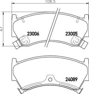 NP2007 Nisshinbo Колодки тормозные дисковые передние Nissan Almera 1.4, 1.6 (95-00) ()