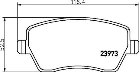 NP2010 Nisshinbo Колодки тормозные дисковые передние Renault Duster, Dokker, Logan, Kangoo 1.5, 1.6 (08-) ()