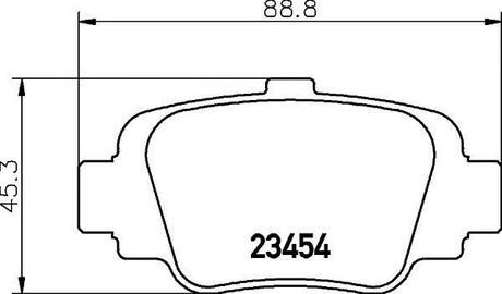 NP2066 Nisshinbo Колодки тормозные дисковые задние Nissan Micra 1.0, 1.3 (92-00) ()